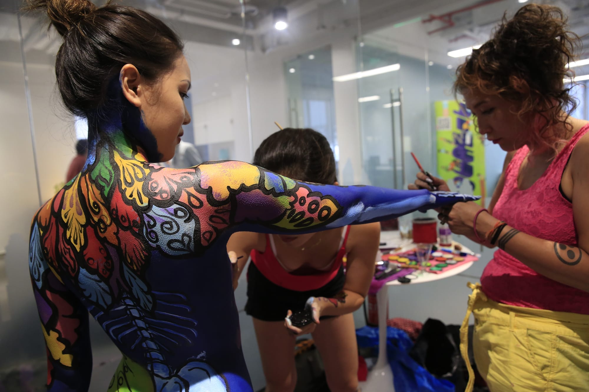 Hands-on body-paint workshop